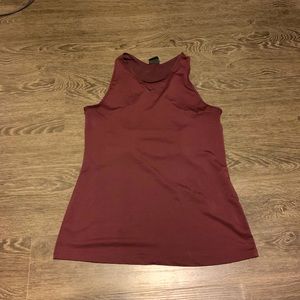 NikePro maroon mesh back tank